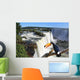 Iguazu Waterfall with a giant toucan bird in foreground Wall Mural