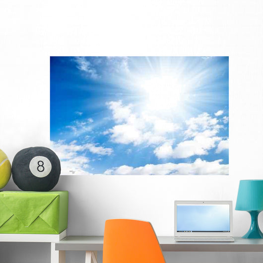 Blue Sky with Bright Wall Decal