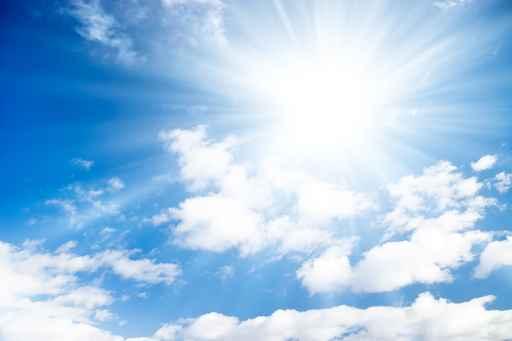 Blue Sky with Bright Wall Decal