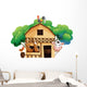 A farmhouse with animals Wall Decal