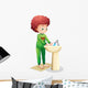 Young Boy Washing His