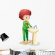 Young Boy Washing His