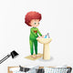 Young Boy Washing His