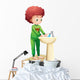 Young Boy Washing His