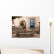 Small Courtyard Plaza Fountain end Walking Street Morelia Mexico Wall Mural