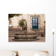 Small Courtyard Plaza Fountain end Walking Street Morelia Mexico Wall Mural