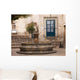 Small Courtyard Plaza Fountain end Walking Street Morelia Mexico Wall Mural