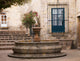 Small Courtyard Plaza Fountain end Walking Street Morelia Mexico Wall Mural