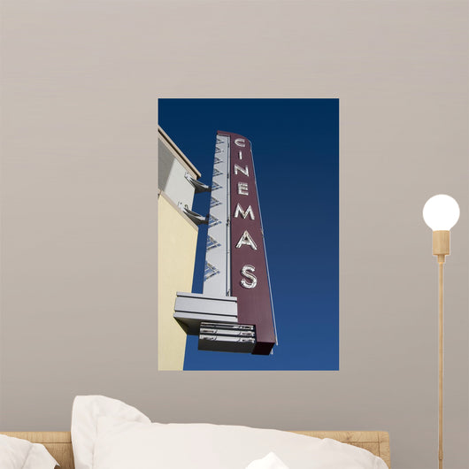 Movie Theater Sign Wall Decal