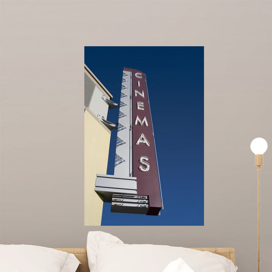 Movie Theater Sign Wall Decal