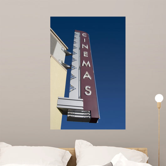 Movie Theater Sign Wall Decal