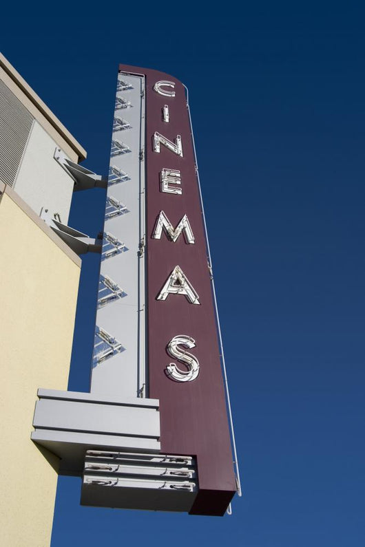 Movie Theater Sign Wall Decal
