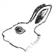 Head of Rabbit Wall Decal
