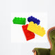 Lego Color Block Wall Decal