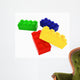 Lego Color Block Wall Decal