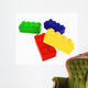 Lego Color Block Wall Decal