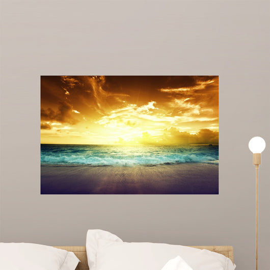 Sunset Seychelles Beach