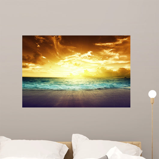 Sunset Seychelles Beach