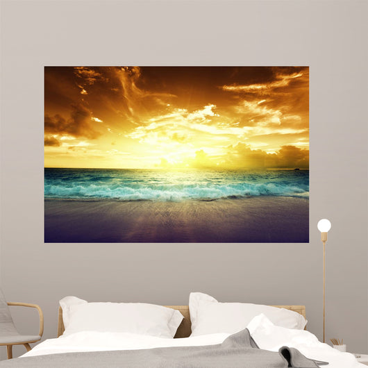 Sunset Seychelles Beach