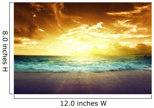 Sunset Seychelles Beach