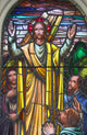 Jesus and the Disciples Stained Glass Wall Mural