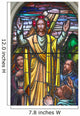 Jesus and the Disciples Stained Glass Wall Mural