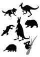 Australian Animals Wall Stickers