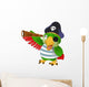 Pirate Parrot Wall Decal