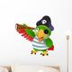 Pirate Parrot Wall Decal