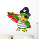 Pirate Parrot Wall Decal