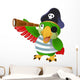 Pirate Parrot Wall Decal