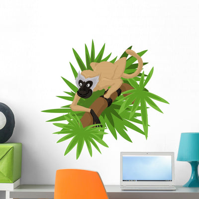 Marmoset Wall Decal shown on a wall
