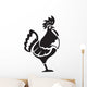 Black Chiken Wall Decal