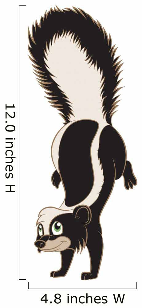 Cartoon Skunk Wall Decal