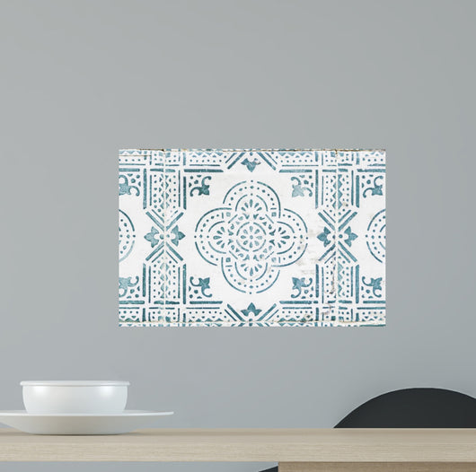 White Wall Tiles Wall Decal
