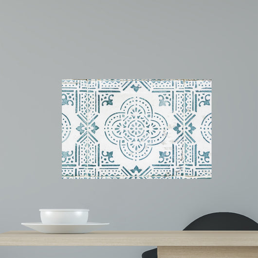 White Wall Tiles Wall Decal