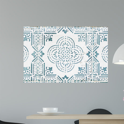 White Wall Tiles Wall Decal