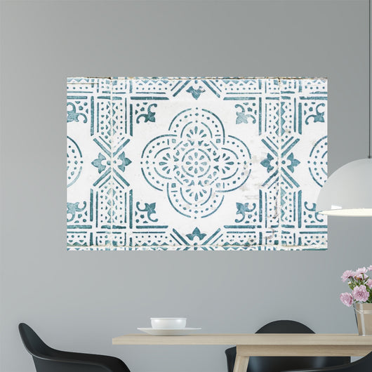 White Wall Tiles Wall Decal