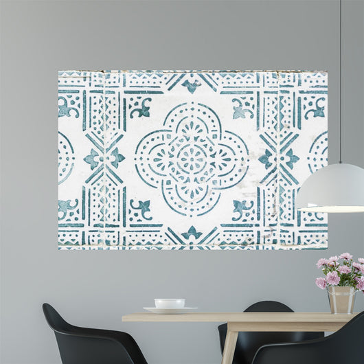 White Wall Tiles Wall Decal