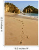 Albufeira - footprints in the sand Wall Mural