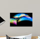 Soap bubbles surfaces, colorful abstract texture Wall Mural
