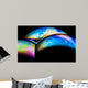 Soap bubbles surfaces, colorful abstract texture Wall Mural