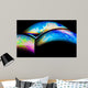Soap bubbles surfaces, colorful abstract texture Wall Mural