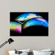 Soap bubbles surfaces, colorful abstract texture Wall Mural