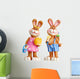 Easter Bunnies Wall Decal