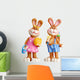 Easter bunnies Wall Decal