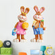Easter bunnies Wall Decal
