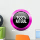 Natural Pink Glossy Icon Wall Decal