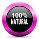 Natural Pink Glossy Icon Wall Decal