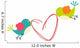 Birds with Heart Shaped Wall Decal